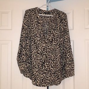 🐆 Apt. 9 Cheetah Print Blouse 🐆